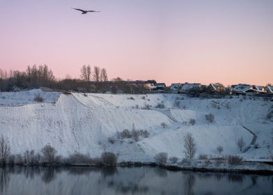 Chalk quarry