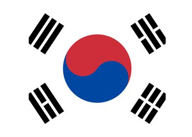 South Korea Flag 