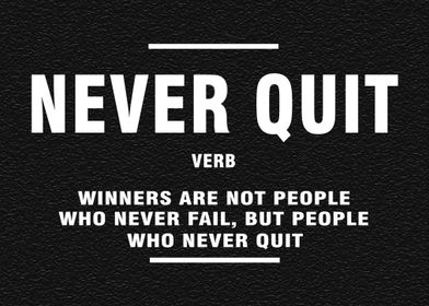 Never Quit Motivation