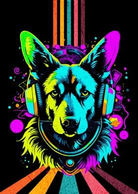 GERMAN SHEPHERD HEADPHONES