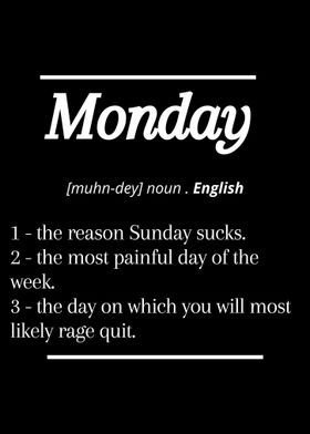 monday definition