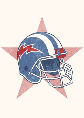 American football helmet