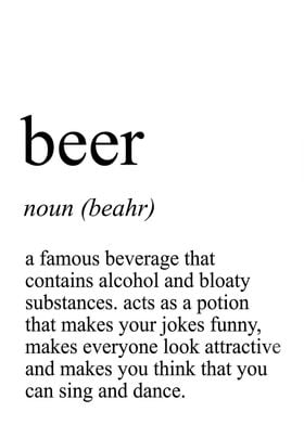 Beer Definition text Art 2