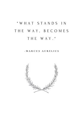 Marcus Aurelius White Art