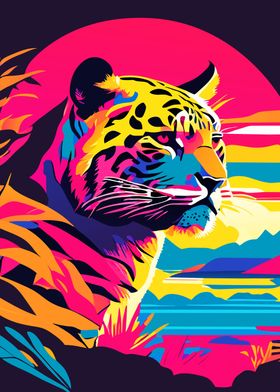 Colorful Wild Tiger