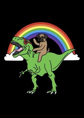 Bullmastiff T Rex Dinosaur