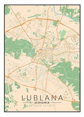 Lublana Map
