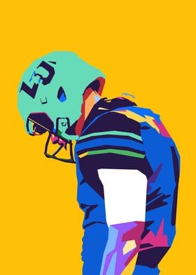 American Football Pop Art