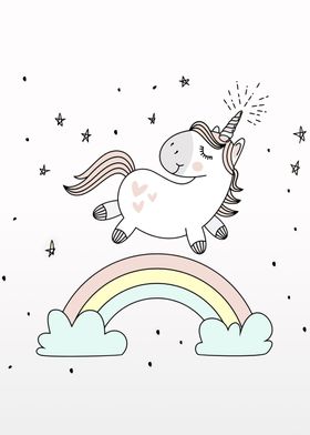 unicorn baby art