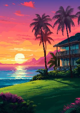 Hawaii Pixel Art-preview-3