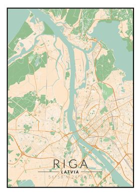 Riga Map