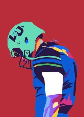 American Football Pop Art