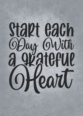 Start Each Day Grateful