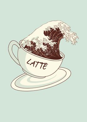 The Great Wave of Coffee