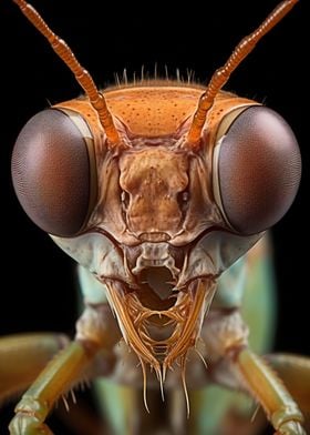 European Mantis Close Up