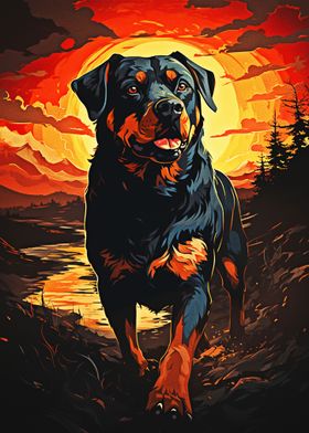 Dog Hunter Paint