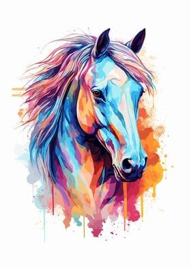 Rainbow Horse