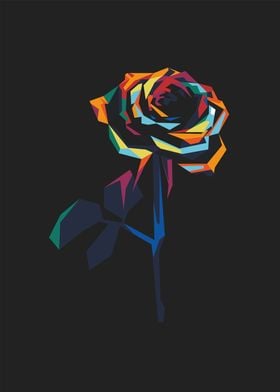 rose flower wpap