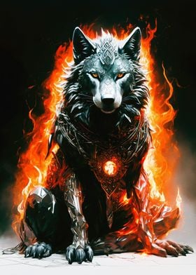 Wolf of stell fire