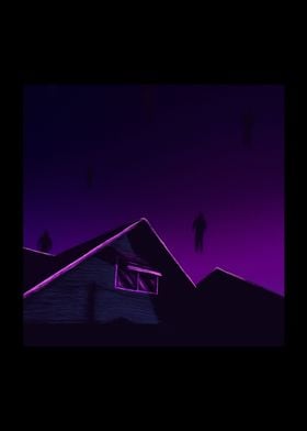 Surreal Purple House