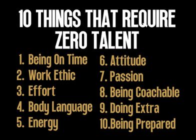 Require Zero Talent