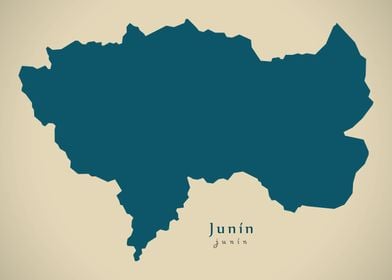 Junin Peru region map