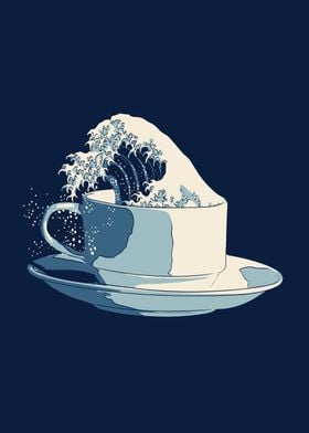 The Great Wave of Coffee