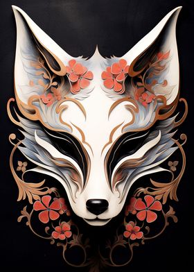 Kitsune Fox Mask Animals