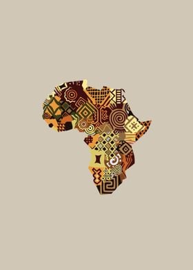 african map art