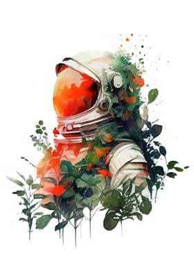 Floral Astronaut