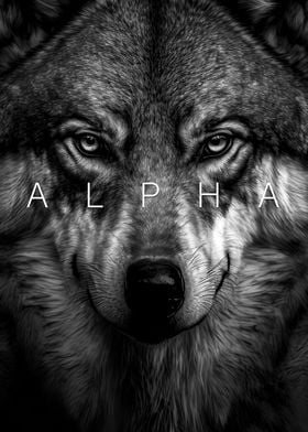 alpha wolf Animal King mot