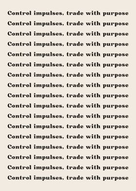 Control impulses trade 