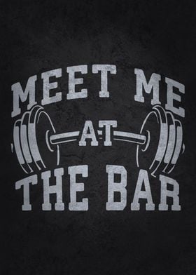 Meet Me At The Bar Barbell