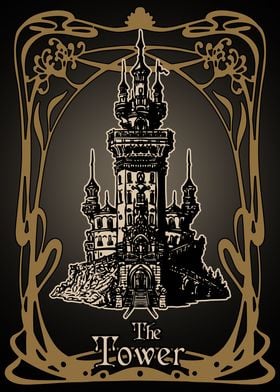 The Tower Tarot card