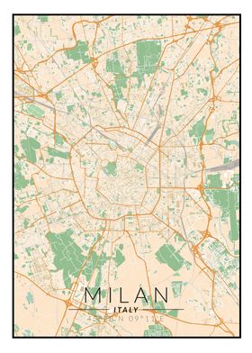 Milan Map