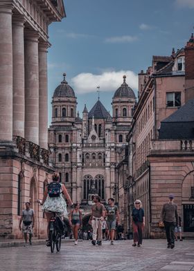 French Cathedral in Dijon