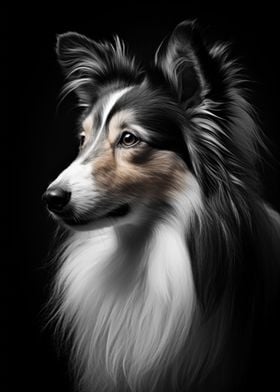 Shetland Sheepdog Portrait