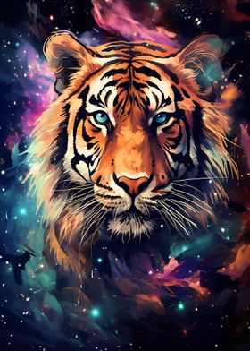 Cosmic Starry Tiger