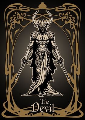 The Devil Tarot card