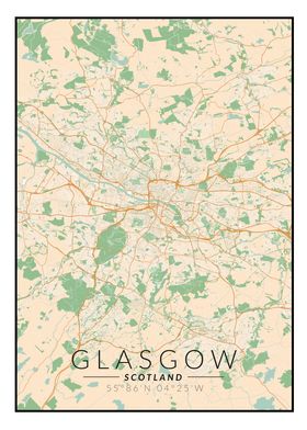 Glasgow Map