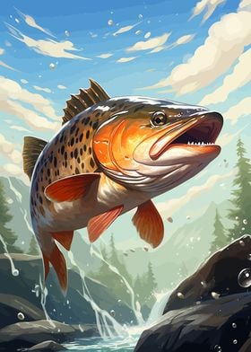 Tiger Trout Fishing
