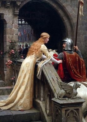 Medieval Lady and Knight
