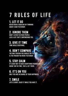 7 RULES OF LIFE