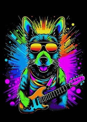 DOG ELECTRIC GUITAR