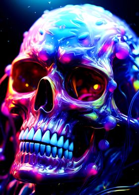 Neon Skull