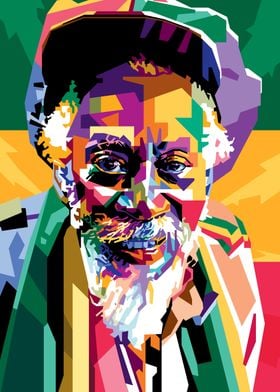 Bunny Wailer Portrait art