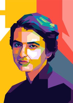 Rosalind Franklin Popart