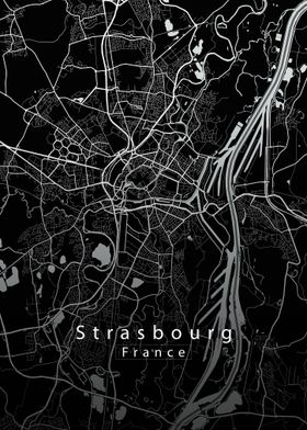 Strasbourg City Map