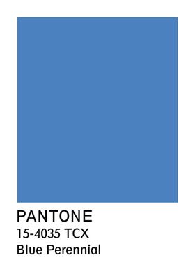 Pantone Blue perennial