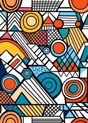 Geometric Doodle Abstract